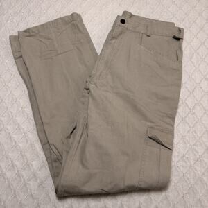 The North Face Men’s 36x36 Tan Cargo Pants Outdoors Hiking Cotton Straight Leg